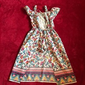 Girls Romper with Long Skirt